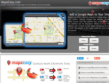 Tablet Screenshot of mapseasy.com